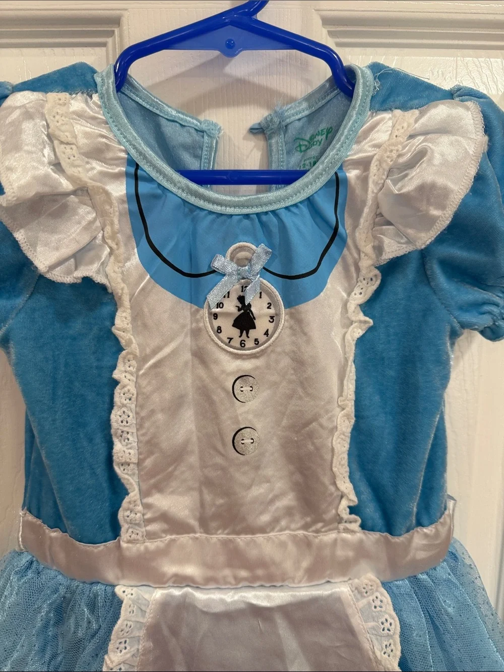 Disney Light Blue and White Alice-Style Girls' Costume 12/18 month